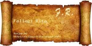Fellegi Rita névjegykártya